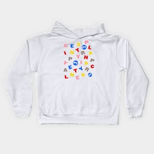 physical therapy (love on tour alphabet soup) Kids Hoodie